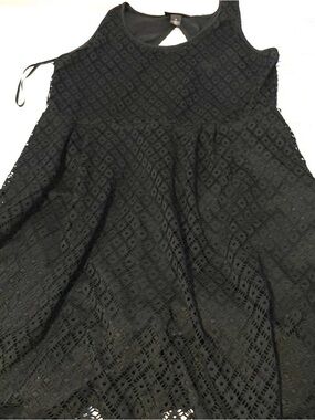 Lane Bryant Women’s Elegant Black Sleeveless Fit-and-Flare Cocktail Dress LBD 1X